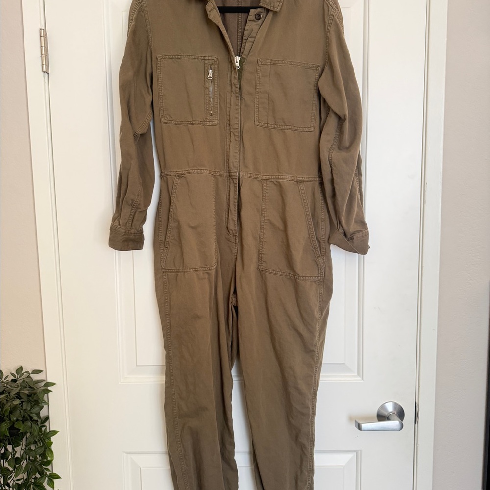 Outerknown Women's Olive Jumpsuit